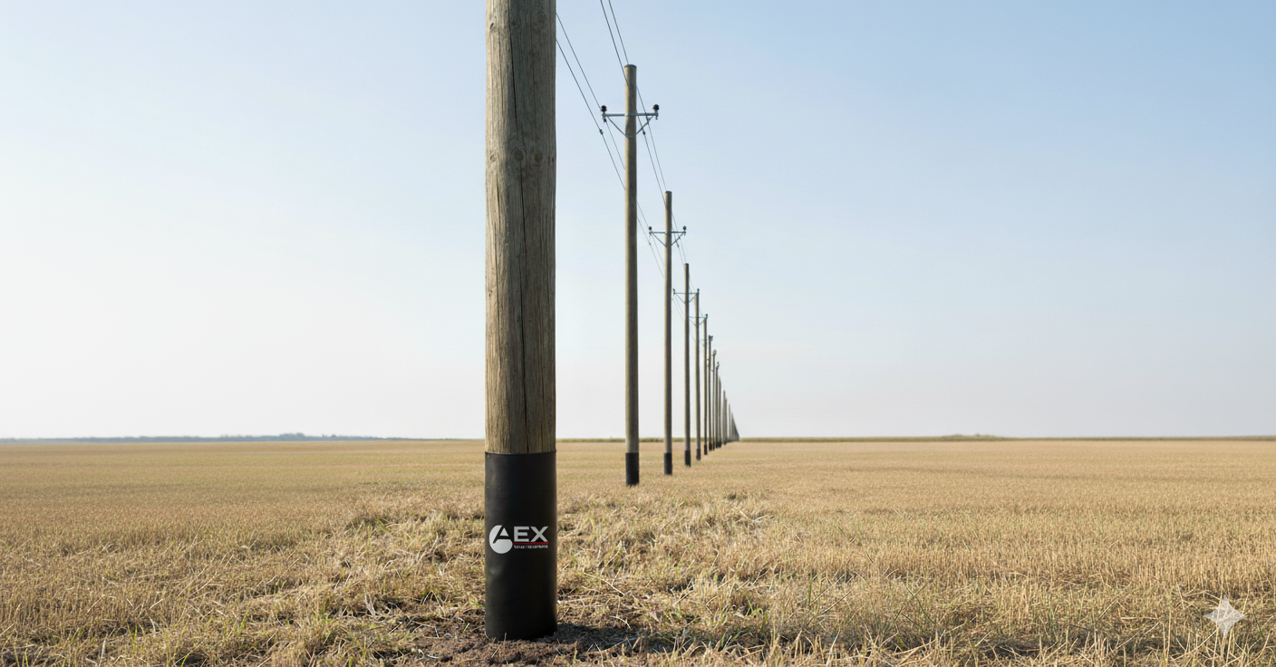 Heat Shrink Pole Protection Sleeves
