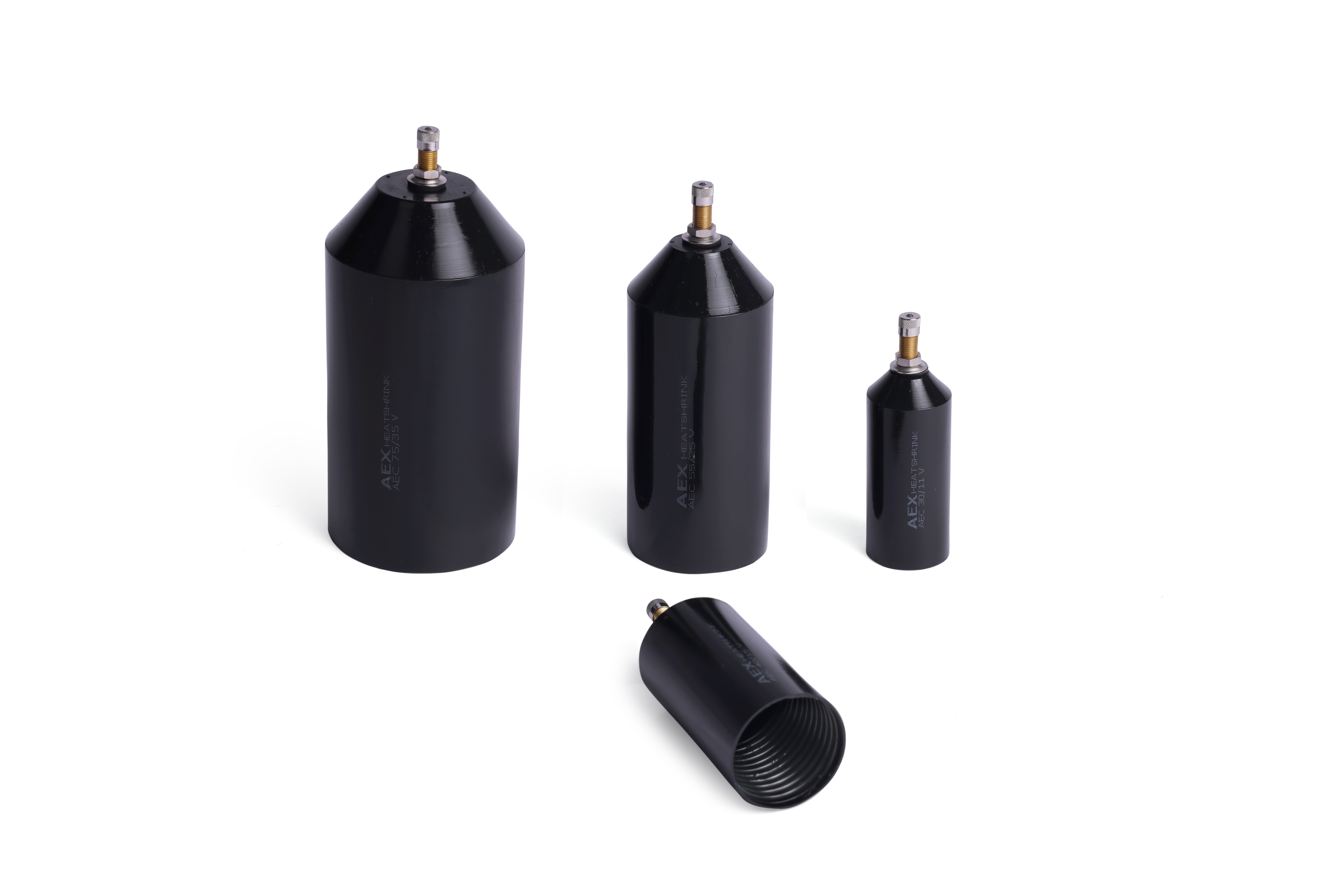 Heat Shrink Valved End Caps in application